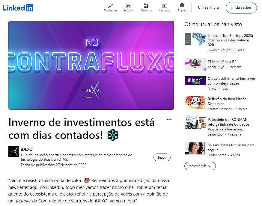 Inverno de investimentos est com dias contados!